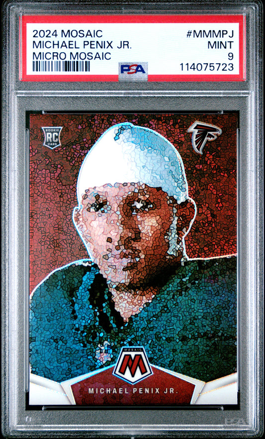 2024 Panini Mosaic Micro Mosaic #MMMPJ Michael Penix Jr. PSA 9 114075723