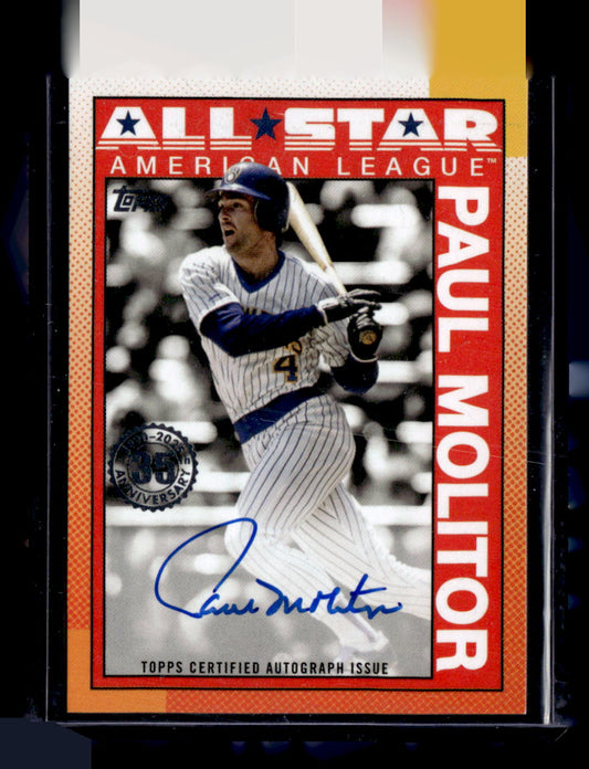 2025 Topps #90AS-PM Paul Molitor All Star American League Auto
