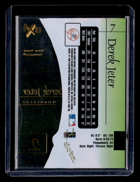 1998 SkyBoz E-X2001 #7 Derke Jeter