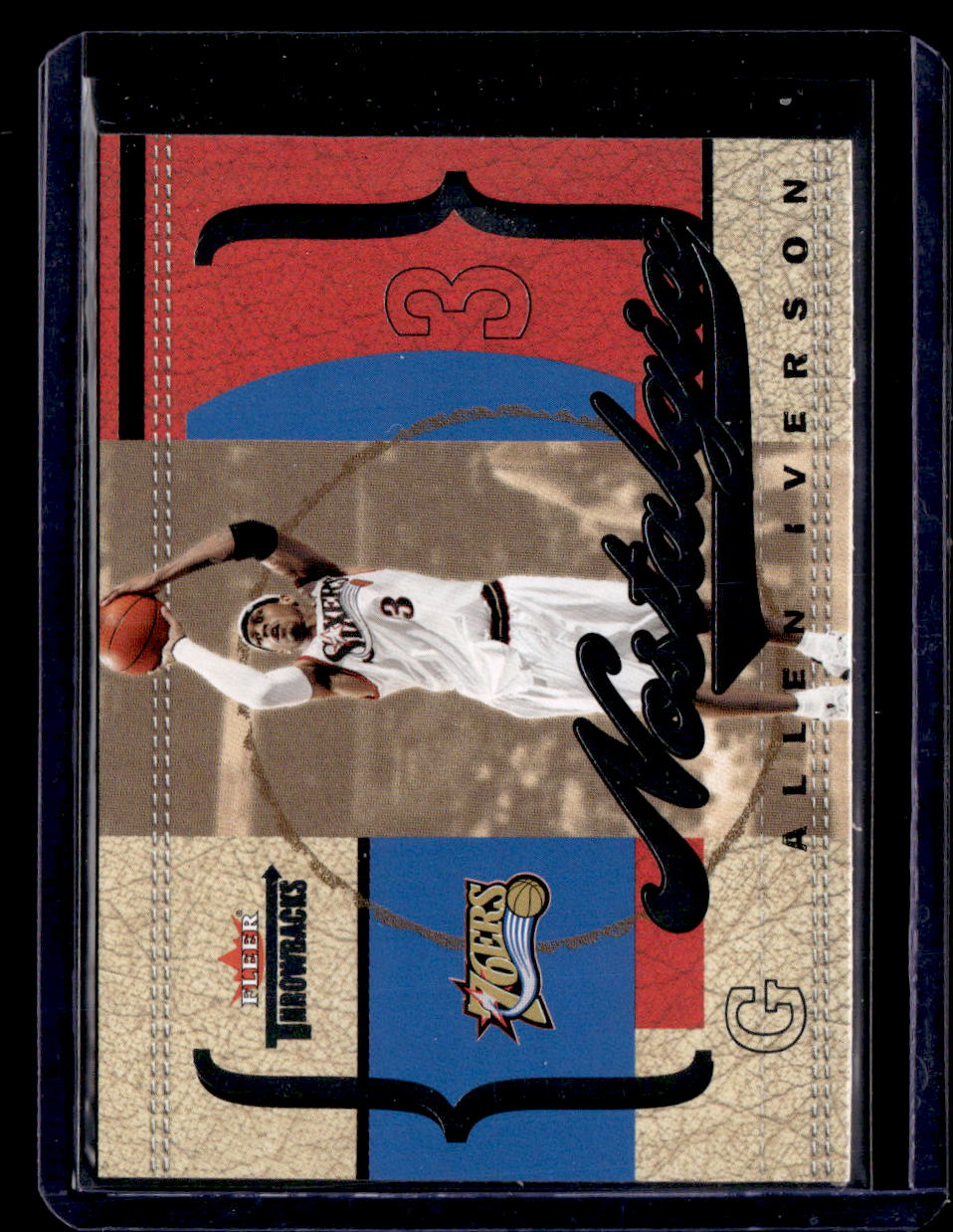 2004-05 Fleer Throwbacks #1 N Allen Iverson Nostalgia #/1996