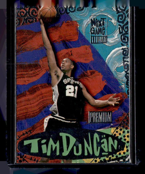 1997-98 SkyBox Premium #7 NG Tim Duncan Next Game