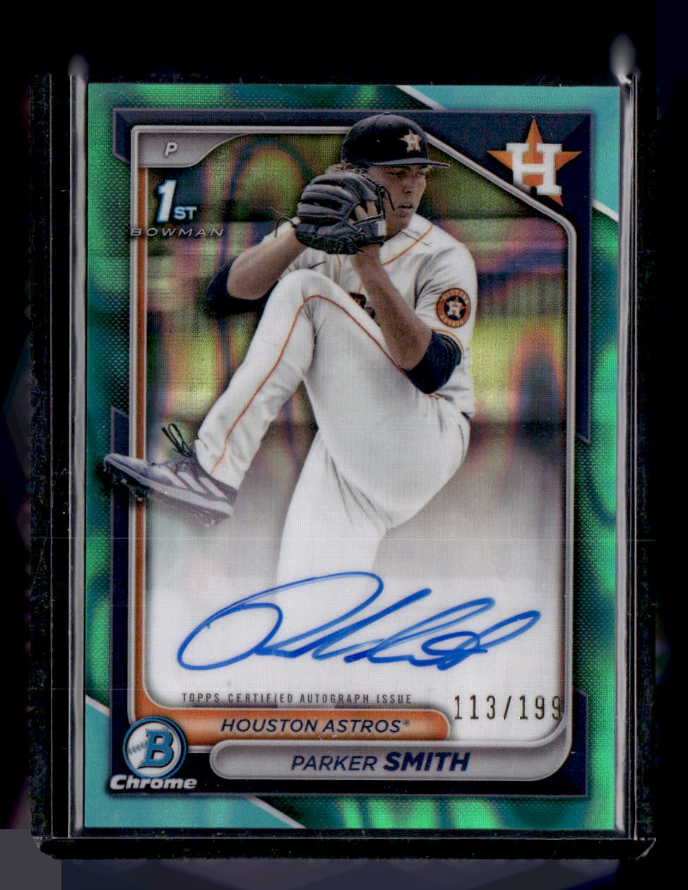 2024 Bowman 1st #CPA-PSM Parker Smith Teal Lava /199