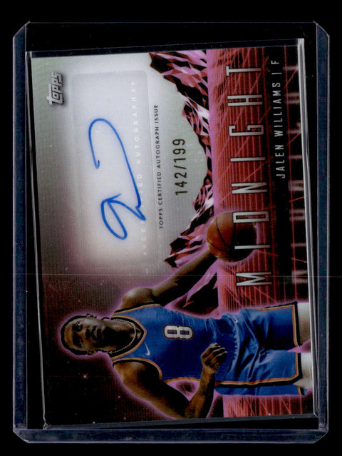 2024 Topps Midnight #HS-JW Jalen Williams Horizon Signature /199
