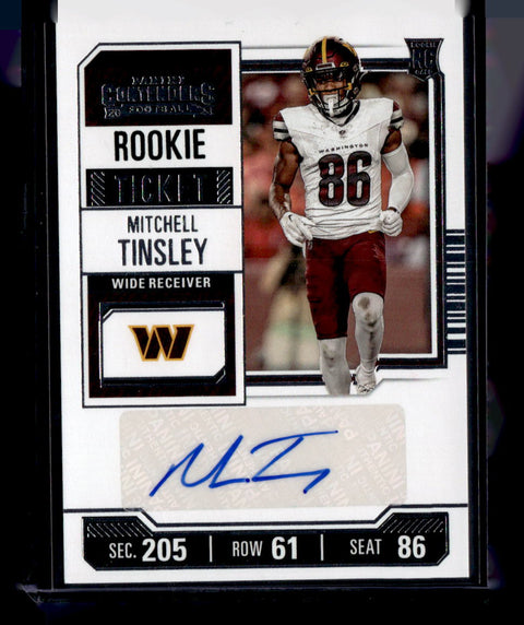 2023 Panini Contenders #304 Mitchell Tinsley