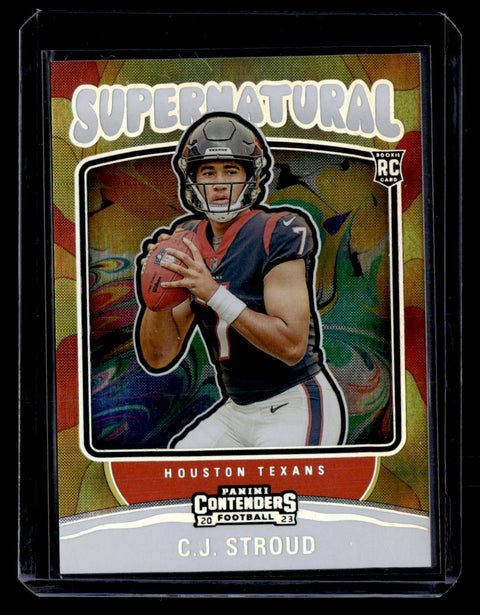 2023 Panini Contenders #4 C.J. Stroud Supernatural