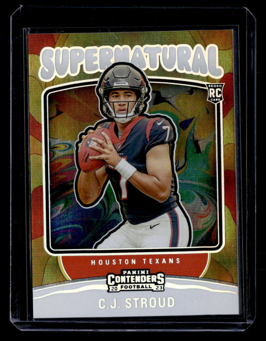 2023 Panini Contenders #4 C.J. Stroud Supernatural