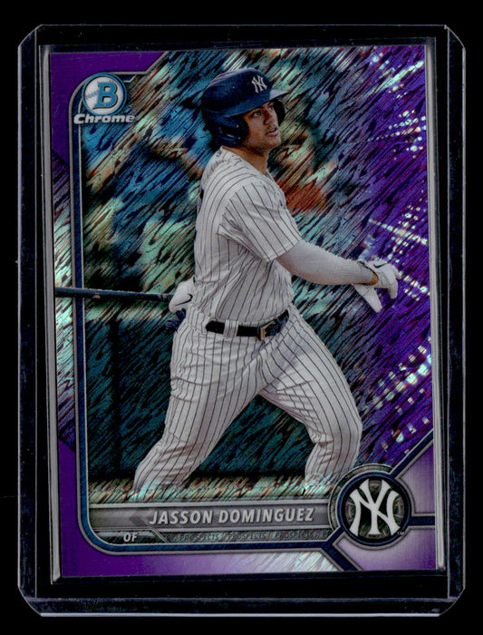 2022 Bowman Chrome #BCP-244 Jasson Dominguez Prospects Shimmer Refractor