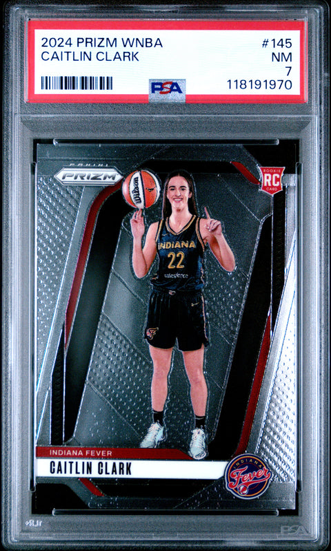 2024 Panini Prizm Wnba #145 Caitlin Clark PSA 7