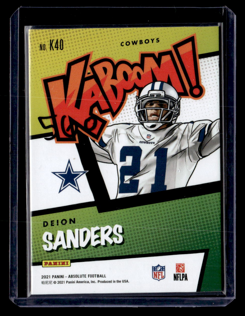 2021 Panini Absolute #K40 Deion Sanders Kaboom!