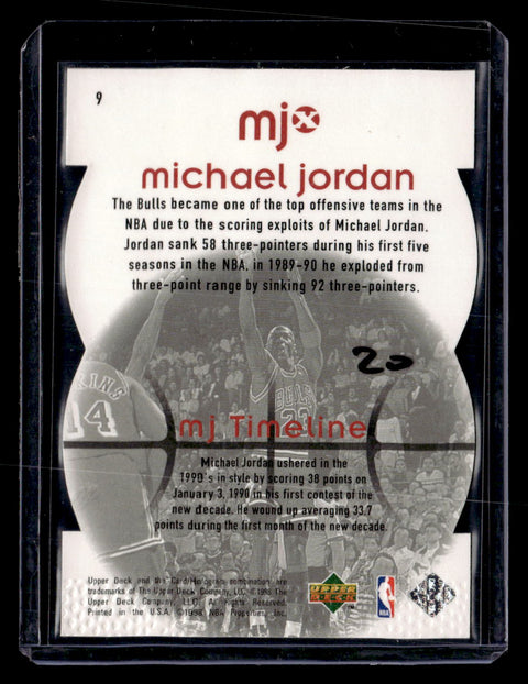 1998 Upper Deck MJx #1 Michael Jordan Timepieces Red #/2300