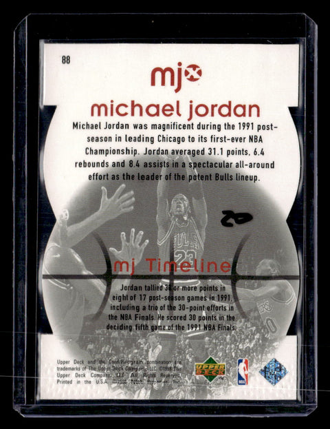 1998 Upper Deck MJx #88 Michael Jordan Timepieces Red #/2300