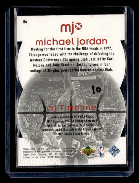 1998 Upper Deck MJx #86 Michael Jordan Timepieces Red #/2300