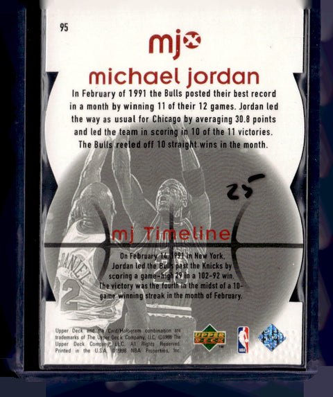 1998 Upper Deck MJx #95 Michael Jordan Timepieces Red #/2300