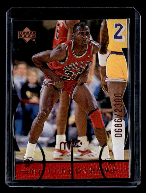 1998 Upper Deck MJx #23 Michael Jordan Timepieces Red #/2300