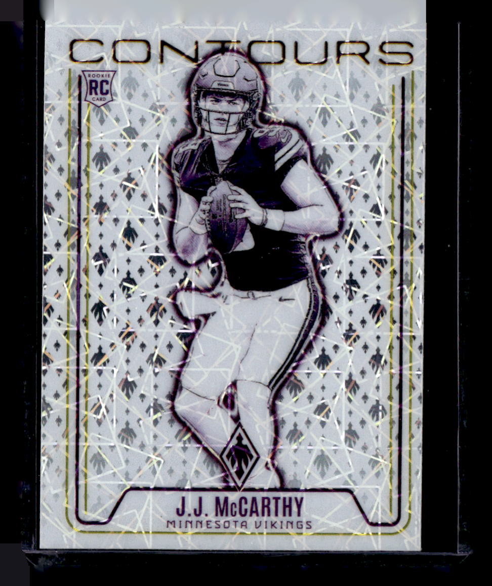 2024 Panini Phoenix #CON-JMY J.J McCarthy Contours