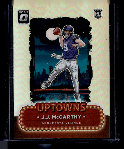 2024 Donruss Optic #10 J.J. McCarthy Uptowns