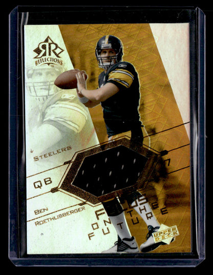2004 Upper Deck Reflections #FD-BR Ben Roethlisberger Focus On The Future