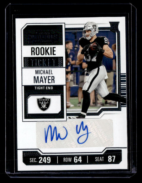 2023 Panini Contenders #187b Michael Mayer Rookie Ticket