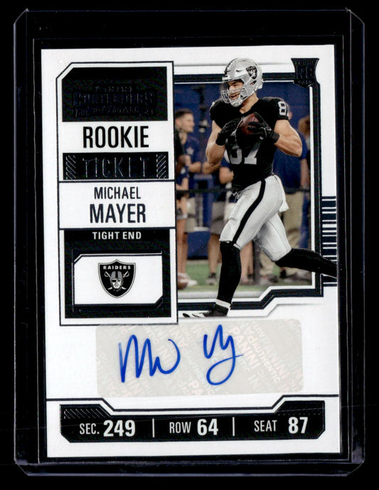 2023 Panini Contenders #187b Michael Mayer Rookie Ticket