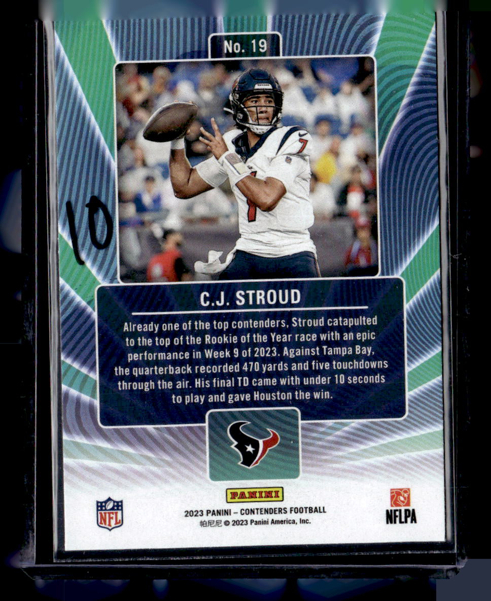 2023 Panini Contenders #16 C.J Stroud Winning Ticket