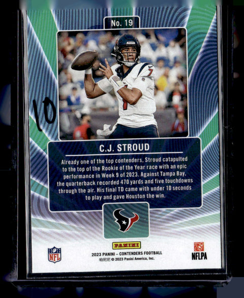 2023 Panini Contenders #16 C.J Stroud Winning Ticket