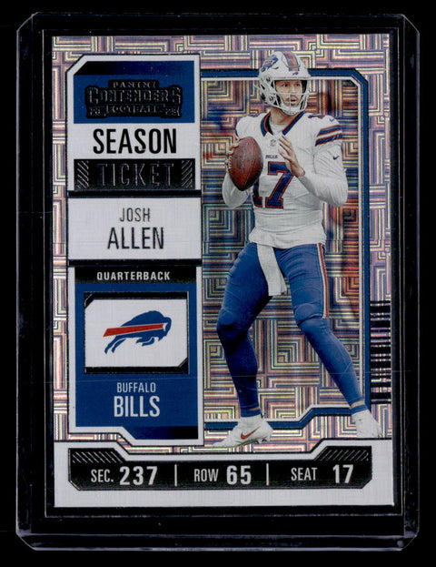 2023 Panini Contenders #11 Josh Allen Season Ticket Retail