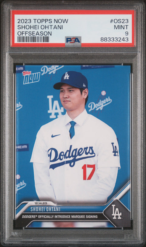 2023 Topps Now Offseason #OS23 Shohei Ohtani PSA 9 88333243