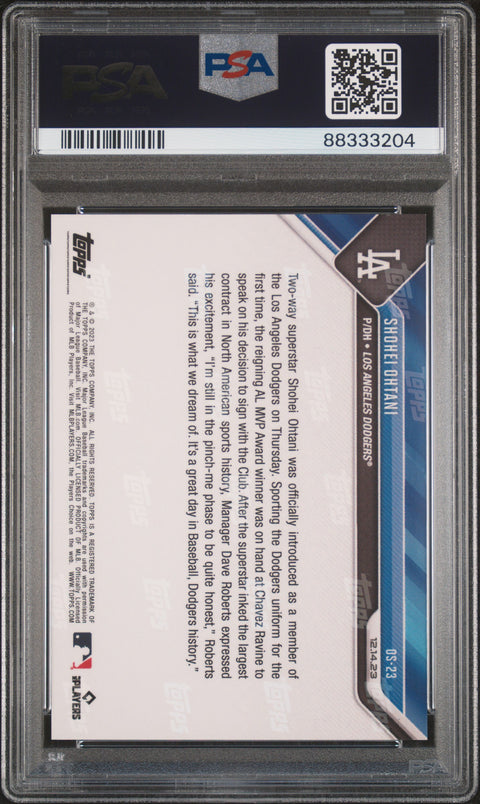 2023 Topps Now Offseason #OS23 Shohei Ohtani PSA 9 88333204