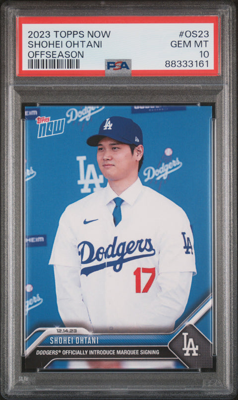 2023 Topps Now Offseason #OS23 Shohei Ohtani PSA 10 88333161