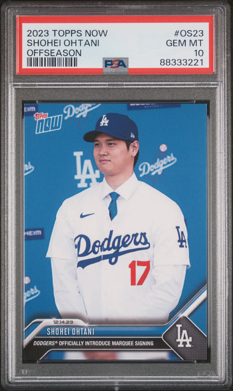 2023 Topps Now Offseason #OS23 Shohei Ohtani PSA 10 88333221