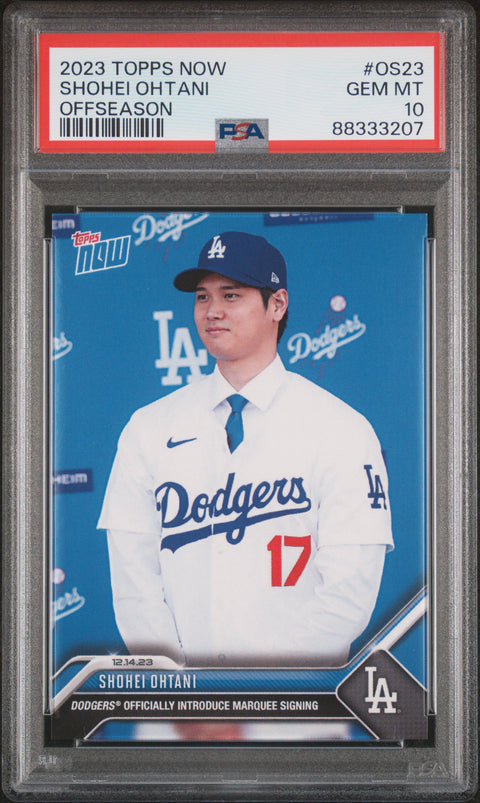 2023 Topps Now Offseason #OS23 Shohei Ohtani PSA 10 88333207