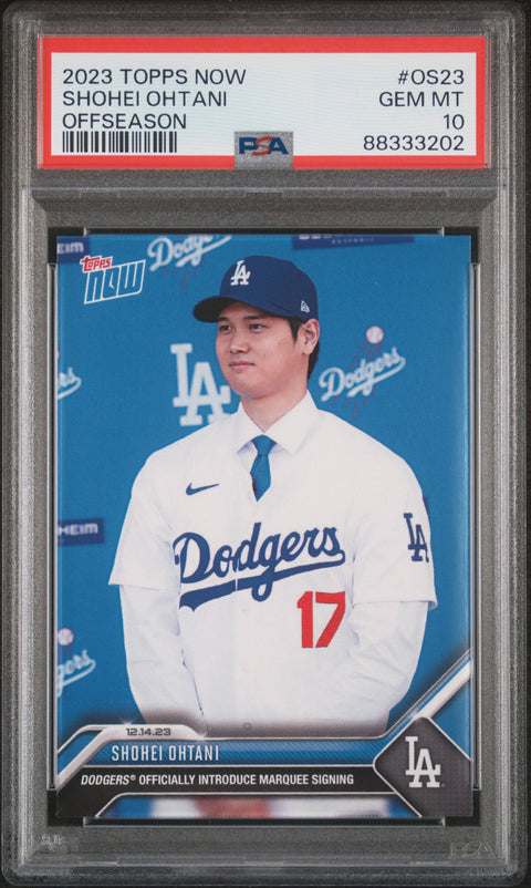 2023 Topps Now Offseason #OS23 Shohei Ohtani PSA 10 88333202