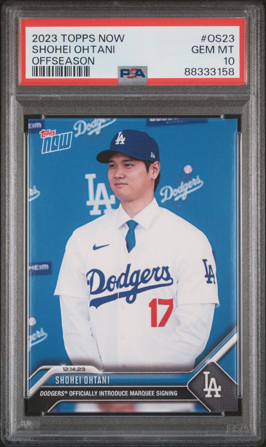 2023 Topps Now Offseason #OS23 Shohei Ohtani PSA 10 88333158