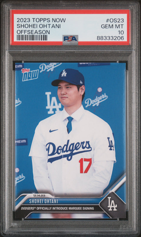 2023 Topps Now Offseason #OS23 Shohei Ohtani PSA 10 88333206