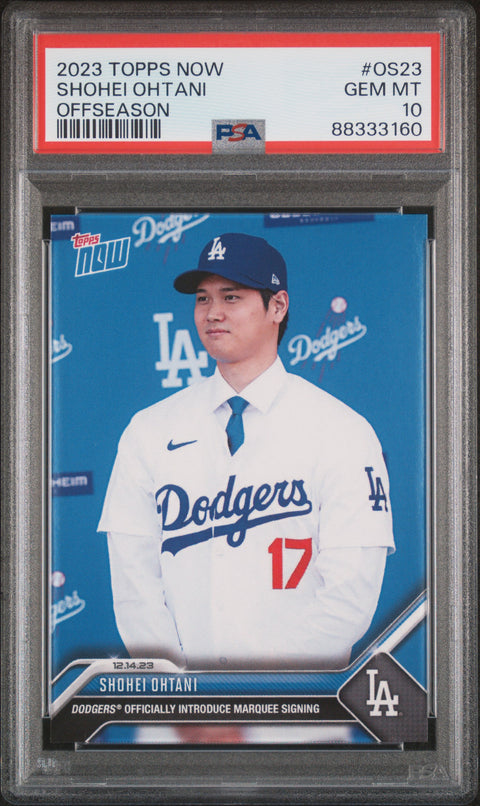 2023 Topps Now Offseason #OS23 Shohei Ohtani PSA 10 88333160