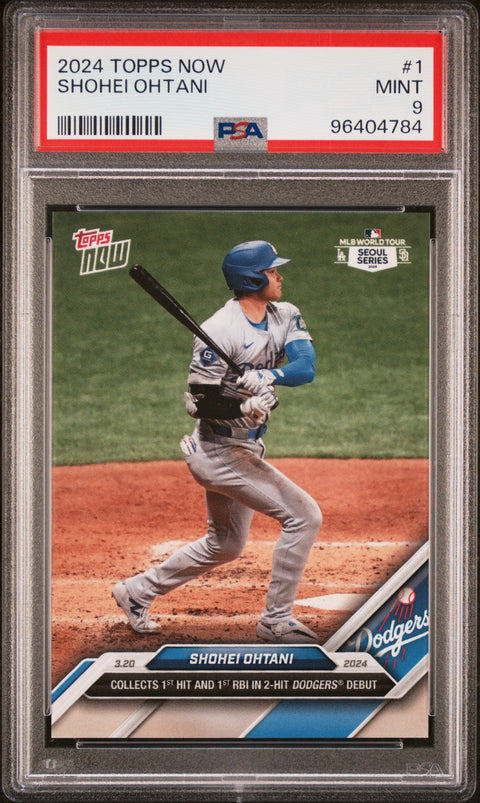 2024 Topps Now #1 Shohei Ohtani PSA 9 96404784