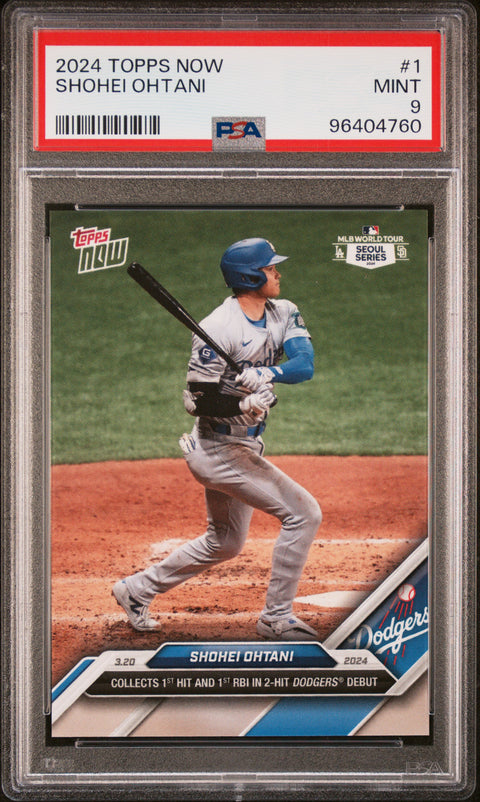2024 Topps Now #1 Shohei Ohtani PSA 9 96404760