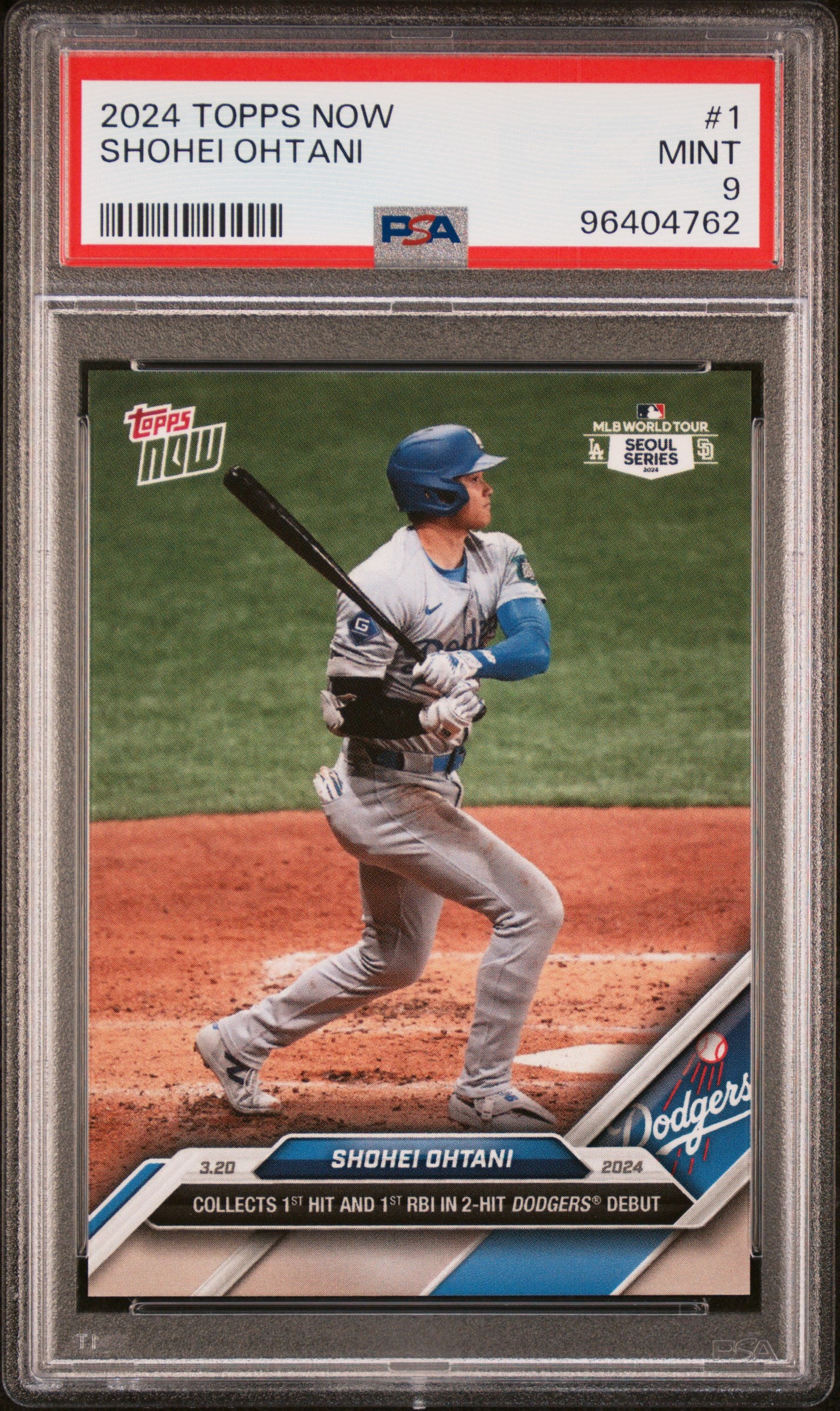 2024 Topps Now #1 Shohei Ohtani PSA 9 96404762