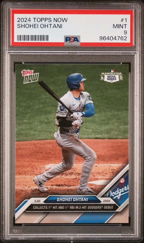 2024 Topps Now #1 Shohei Ohtani PSA 9 96404762