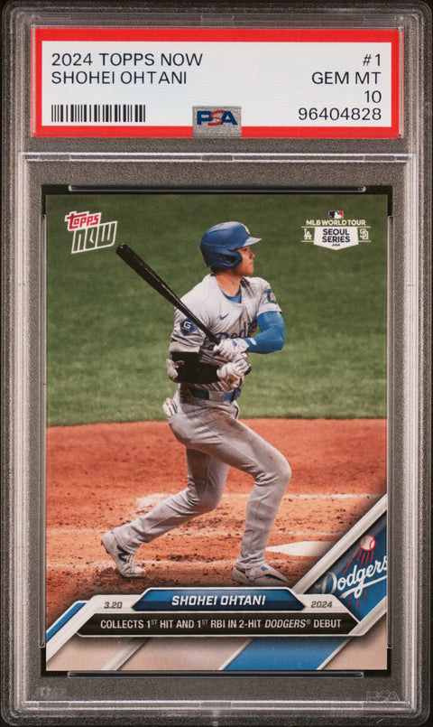 2024 Topps Now #1 Shohei Ohtani PSA 10 96404828