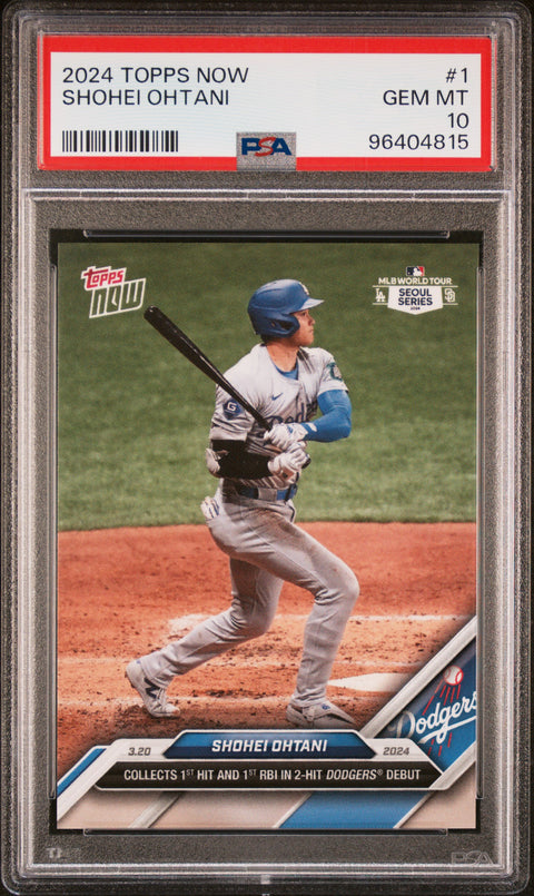 2024 Topps Now #1 Shohei Ohtani PSA 10 96404815