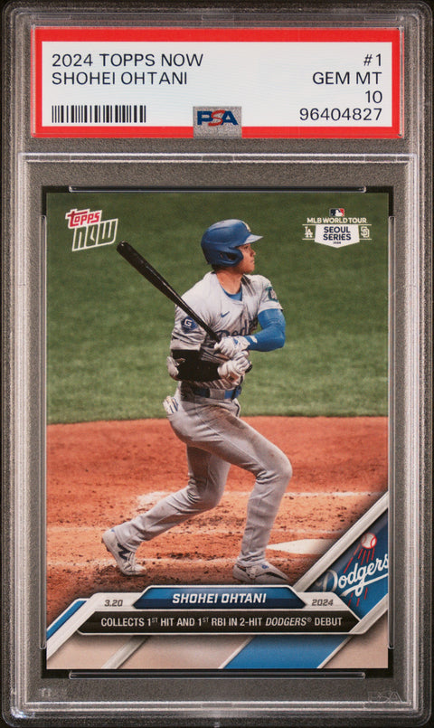 2024 Topps Now #1 Shohei Ohtani PSA 10 96404827