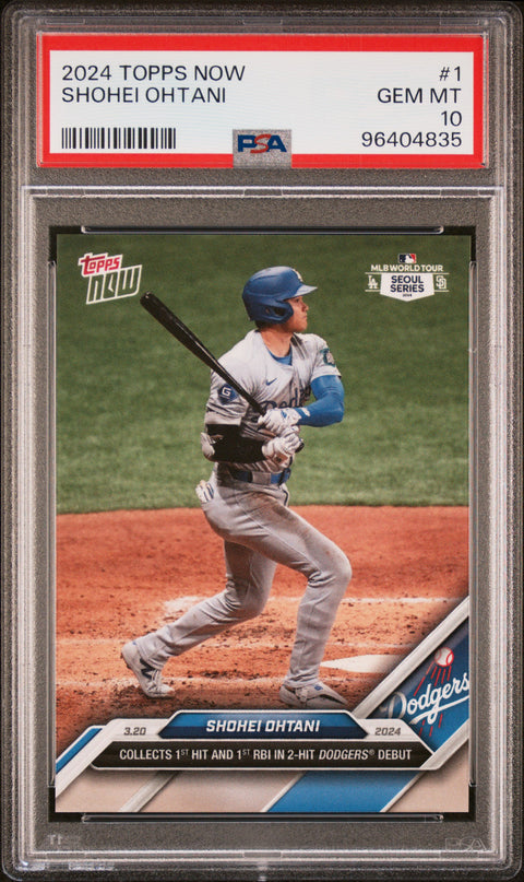 2024 Topps Now #1 Shohei Ohtani PSA 10 96404835