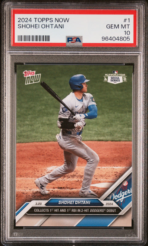 2024 Topps Now #1 Shohei Ohtani PSA 10 96404805