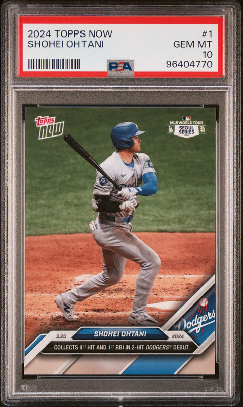 2024 Topps Now #1 Shohei Ohtani PSA 10 96404770