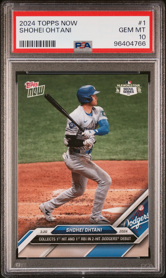 2024 Topps Now #1 Shohei Ohtani PSA 10 96404766