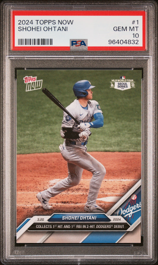 2024 Topps Now #1 Shohei Ohtani PSA 10 96404832