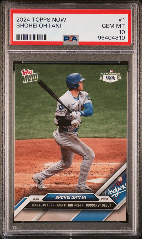 2024 Topps Now #1 Shohei Ohtani PSA 10 96404810