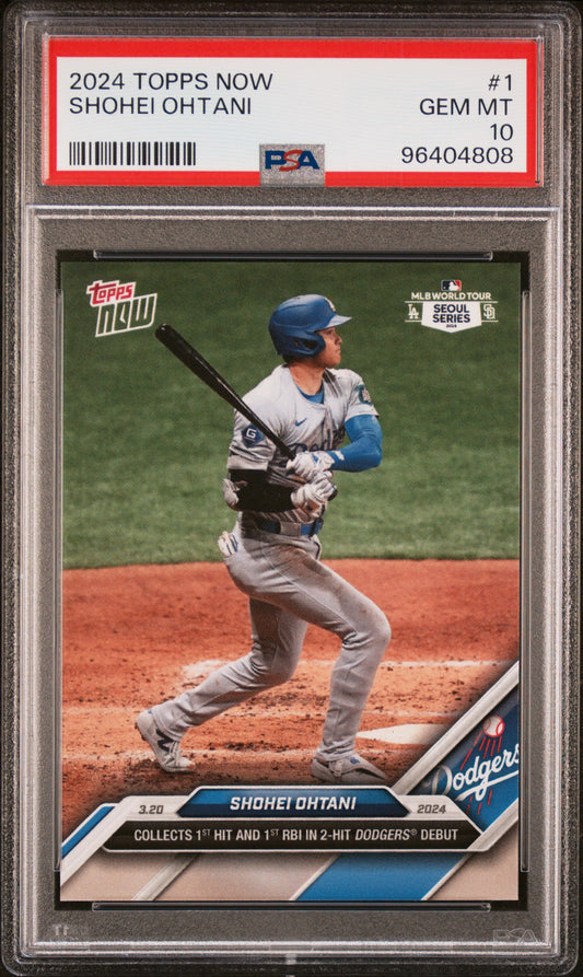 2024 Topps Now #1 Shohei Ohtani PSA 10 96404808