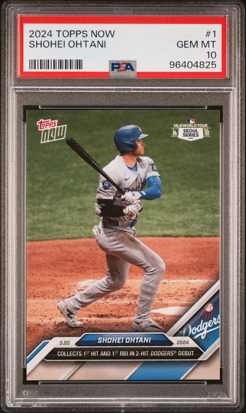 2024 Topps Now #1 Shohei Ohtani PSA 10 96404825